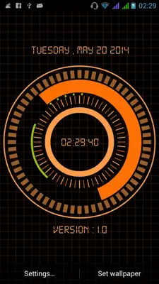 Animated Digital Clock Free android App screenshot 3