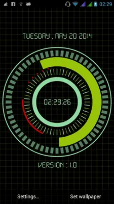 Animated Digital Clock Free android App screenshot 4