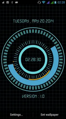 Animated Digital Clock Free android App screenshot 5